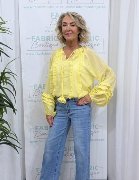 Eva boho shirt Yellow