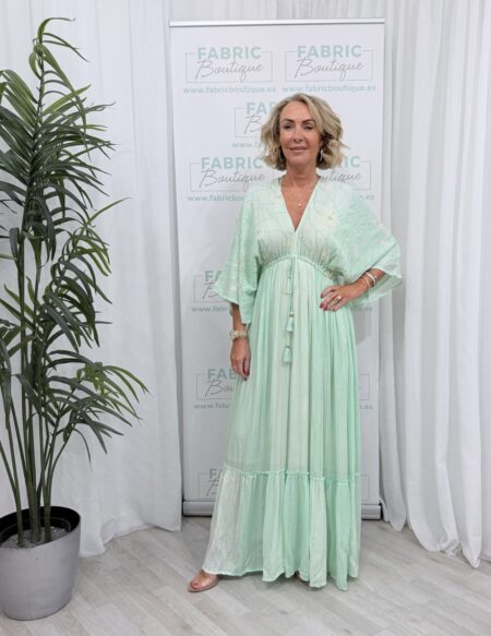 Chloe maxi dress (mint green)