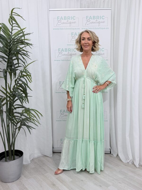 Chloe maxi dress (mint green) - Fabric Boutique Chloe maxi dress (mint green) - Fabric Boutique