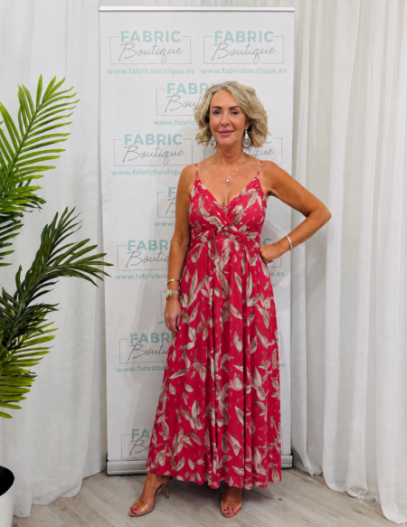 Sophia maxi dress coral