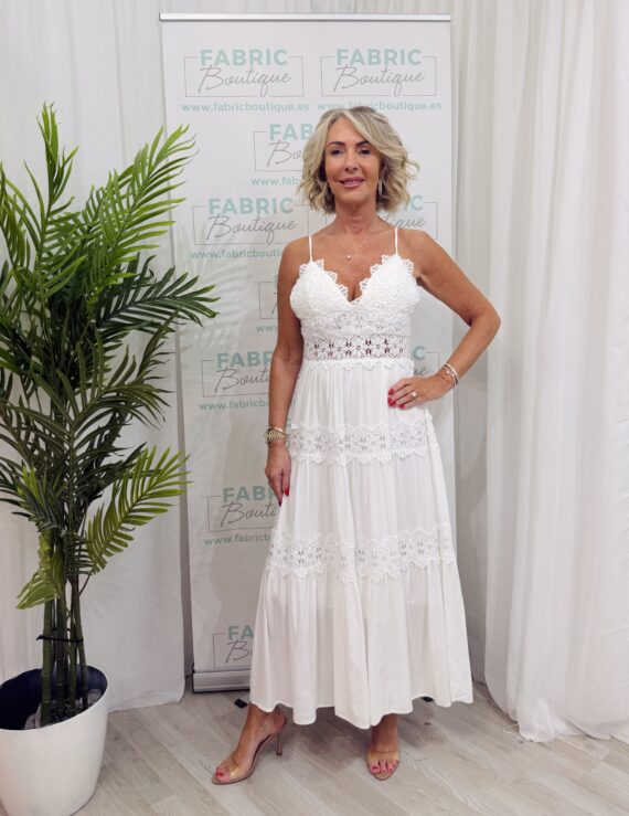Grace maxi dress white