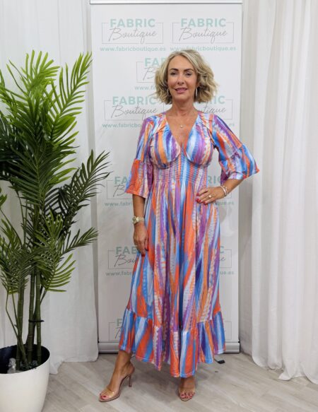 Leah dress (Multi coloured)