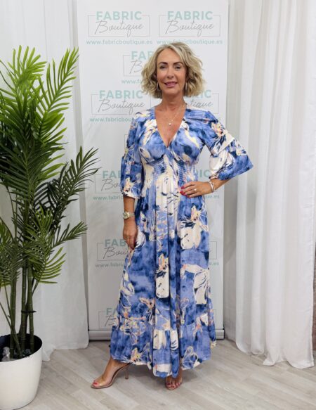 Leah dress (Blue)