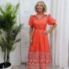 Ivy dress (orange)