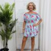 Juliet  skort dress (blue/pink)