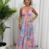 Sasha maxi dress multicoloured