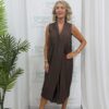 Claire dress  brown