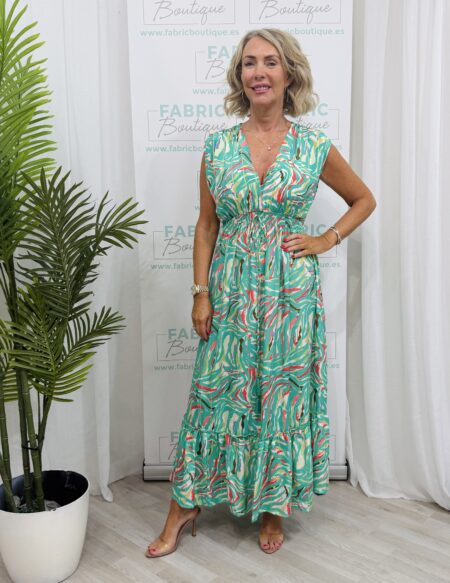 Sam vintage silk Maxi dress