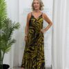 Rachael maxi dress (Khaki /brown)