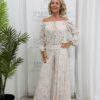 Evie Lace style 2 piece trouser suit vintage cream