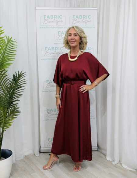 Sadie maxi dress burgundy