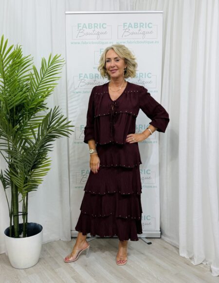 Bella skirt burgundy