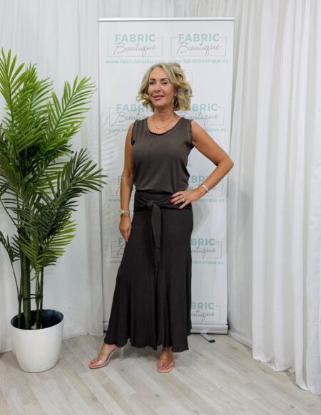 silvie skirt chocolate brown
